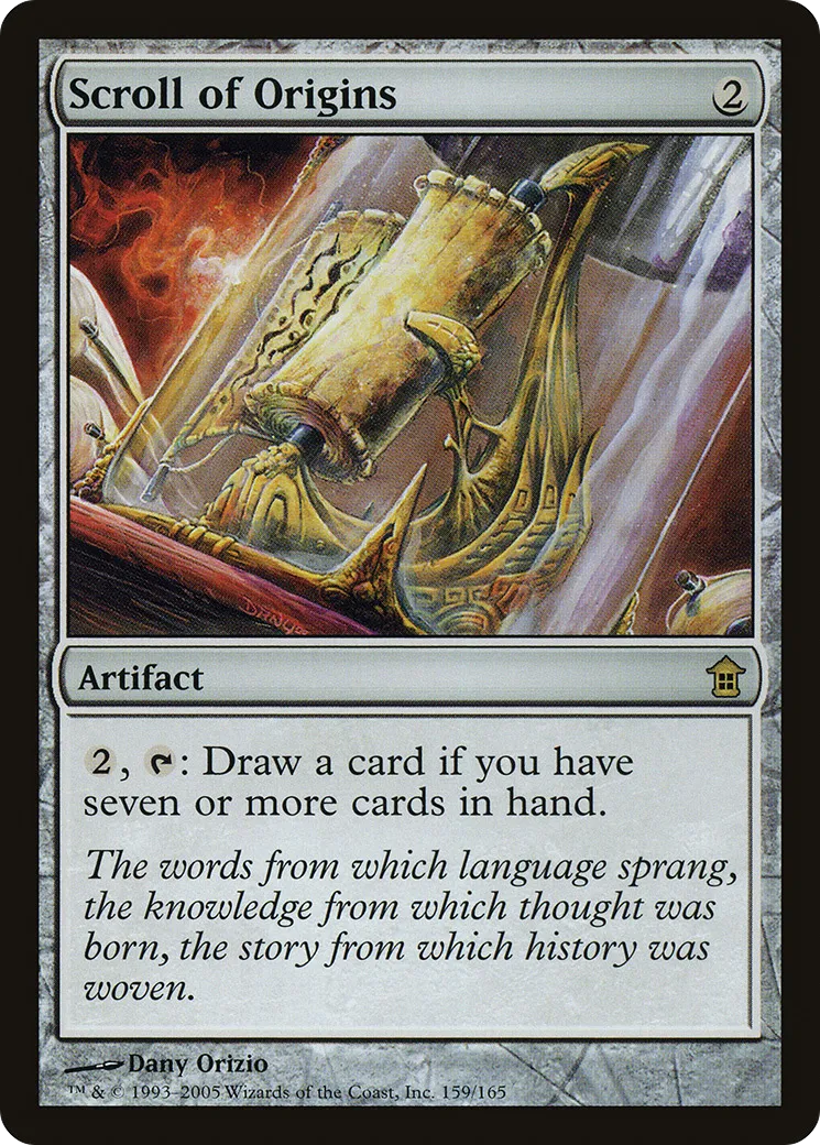 Scroll of Origins — Saviors of Kamigawa — Magic: The Gathering