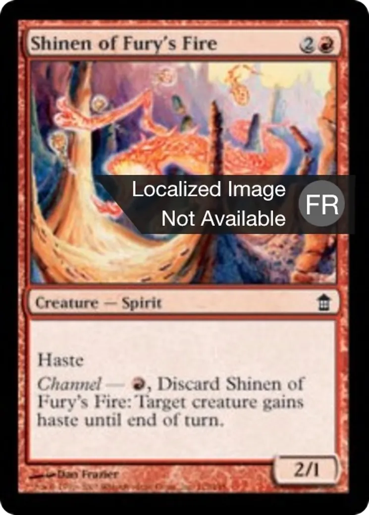 Shinen du feu de la fureur — Saviors of Kamigawa — Magic: The Gathering