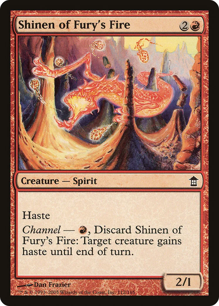 Shinen of Fury's Fire — Saviors of Kamigawa — Magic: The Gathering