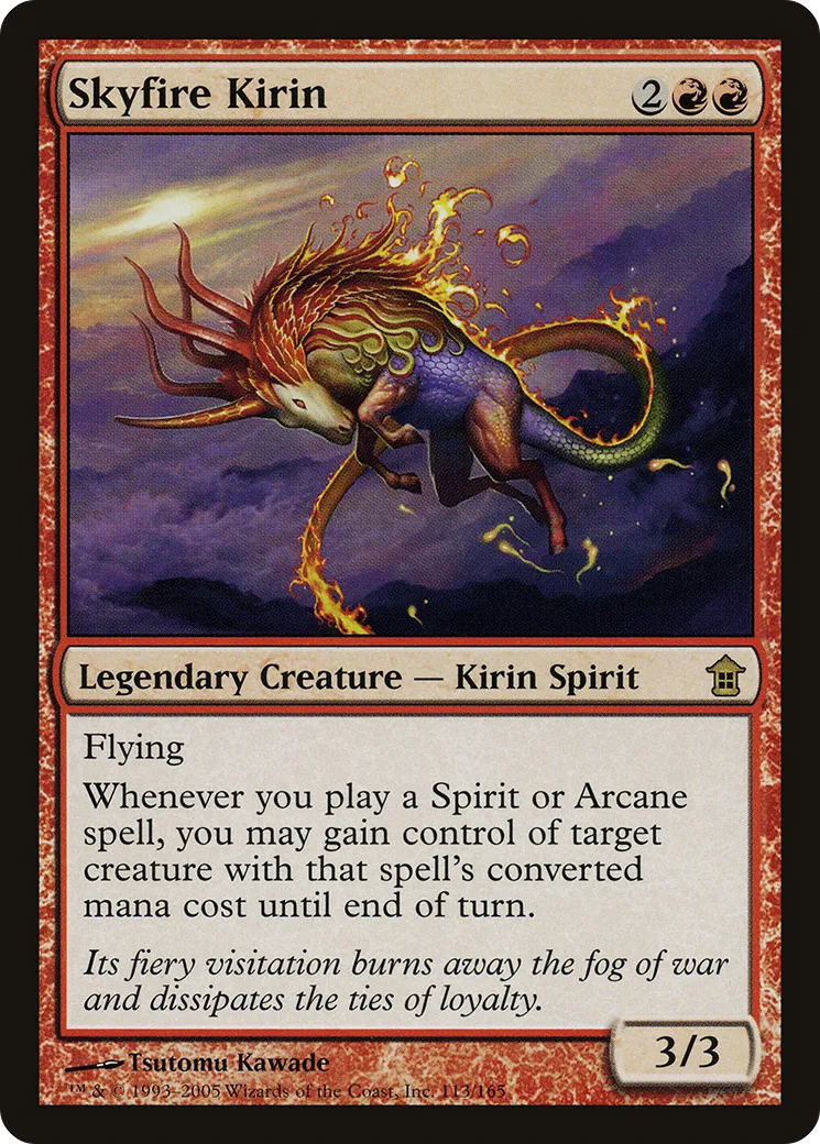 Skyfire Kirin — Saviors of Kamigawa — Magic: The Gathering