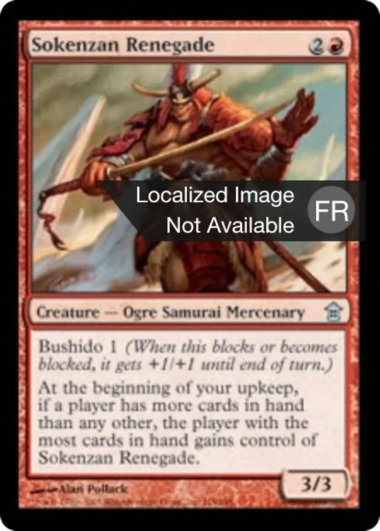 Renégat du Sokenzan — Saviors of Kamigawa — Magic: The Gathering