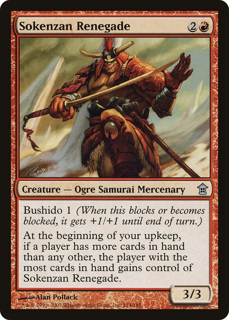 Sokenzan Renegade — Saviors of Kamigawa — Magic: The Gathering