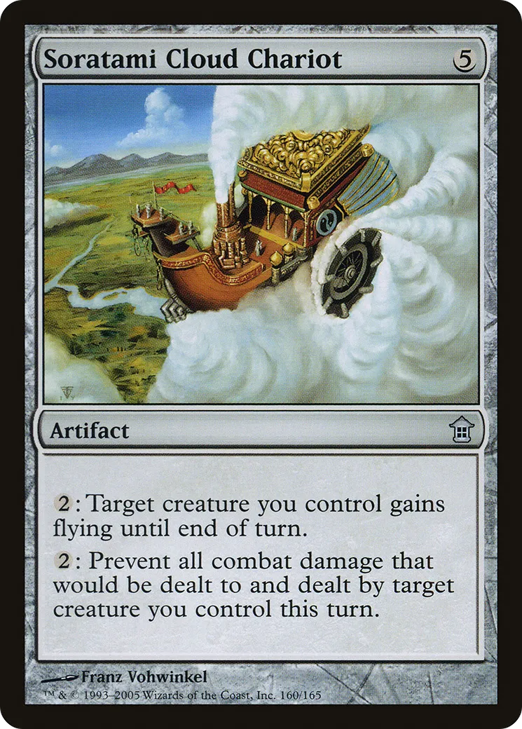 Soratami Cloud Chariot — Saviors of Kamigawa — Magic: The Gathering
