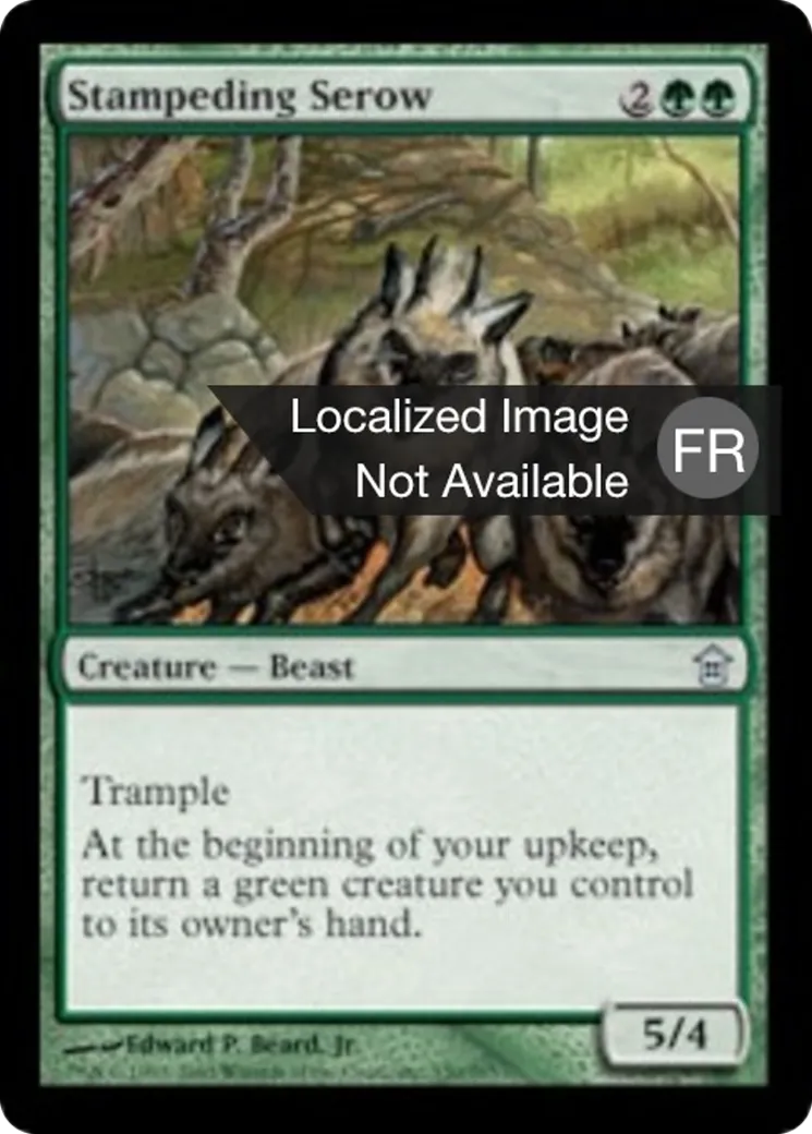 Ruée de serows — Saviors of Kamigawa — Magic: The Gathering