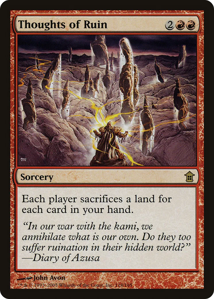 Thoughts of Ruin — Saviors of Kamigawa — Magic: The Gathering