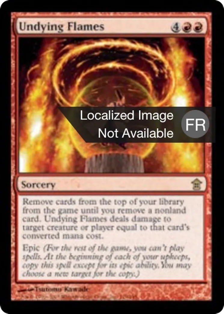 Flammes inextinguibles — Saviors of Kamigawa — Magic: The Gathering