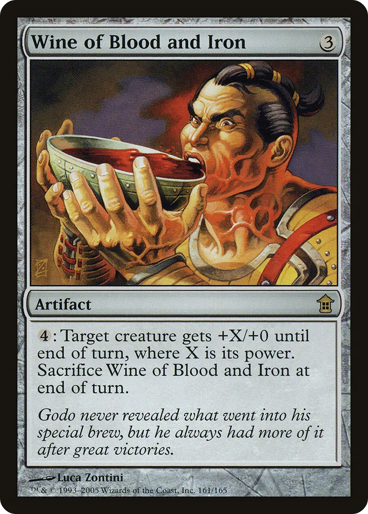 Wine of Blood and Iron — Saviors of Kamigawa — Magic: The Gathering