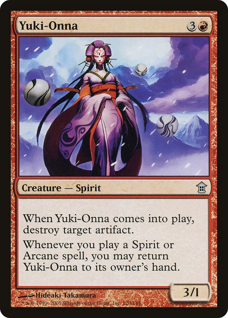 Yuki-Onna — Saviors of Kamigawa — Magic: The Gathering