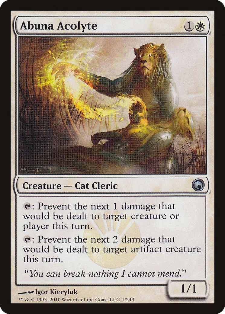 Abuna Acolyte — Scars of Mirrodin — Magic: The Gathering