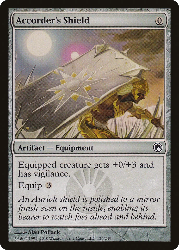 Bouclier de l'Accordeur — Scars of Mirrodin — Magic: The Gathering
