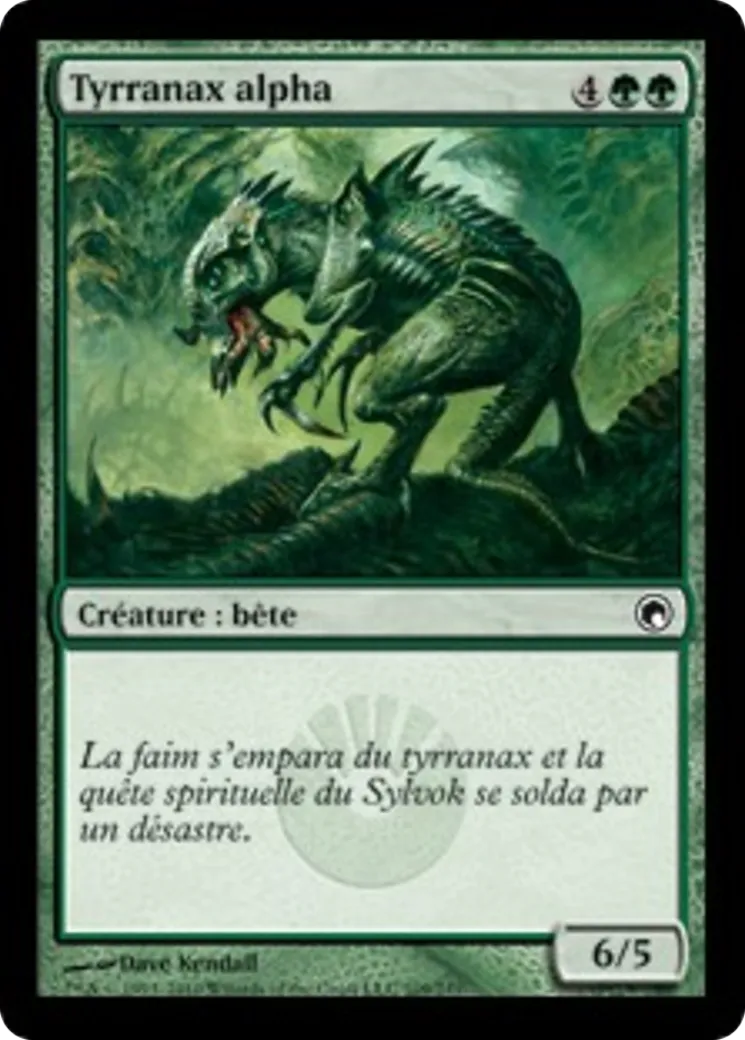 Tyrranax alpha — Scars of Mirrodin — Magic: The Gathering