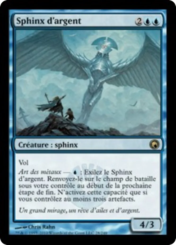 Sphinx d'argent — Scars of Mirrodin — Magic: The Gathering
