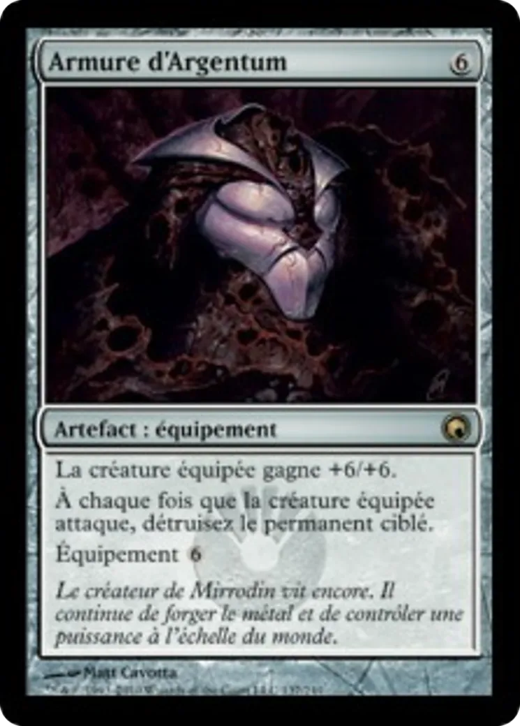 Armure d'Argentum — Scars of Mirrodin — Magic: The Gathering
