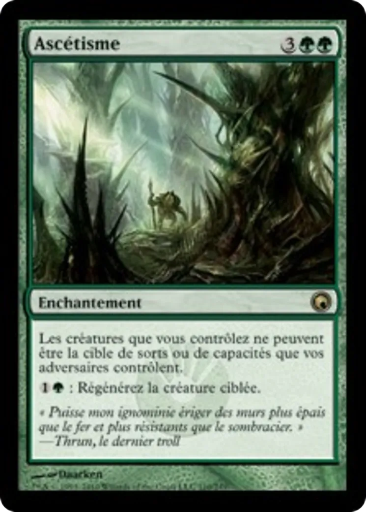 Ascétisme — Scars of Mirrodin — Magic: The Gathering