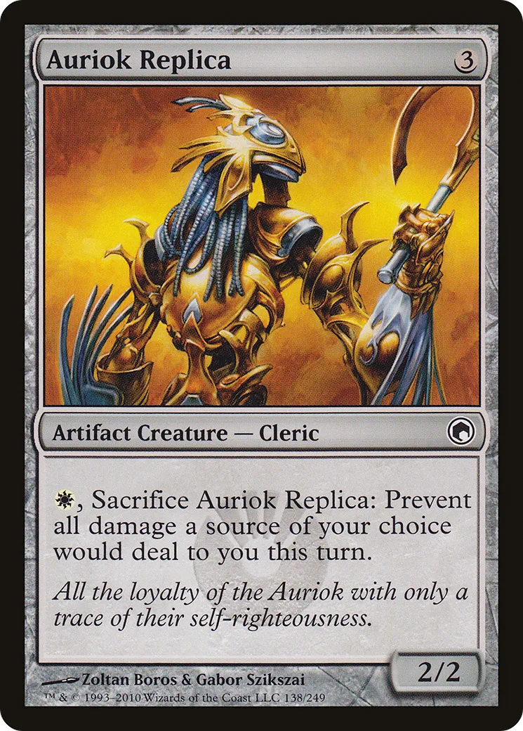 Auriok Replica — Scars of Mirrodin — Magic: The Gathering