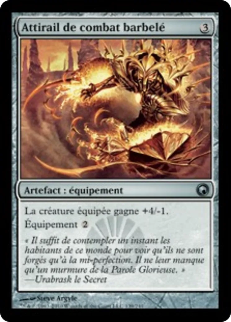 Attirail de combat barbelé — Scars of Mirrodin — Magic: The Gathering