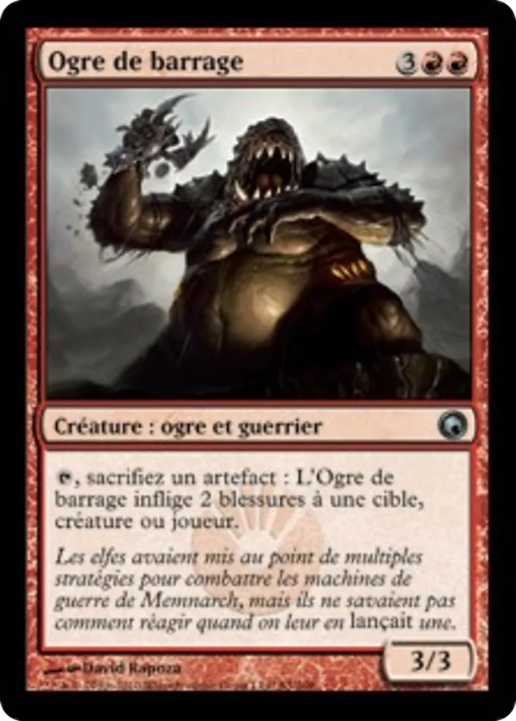 Ogre de barrage — Scars of Mirrodin — Magic: The Gathering