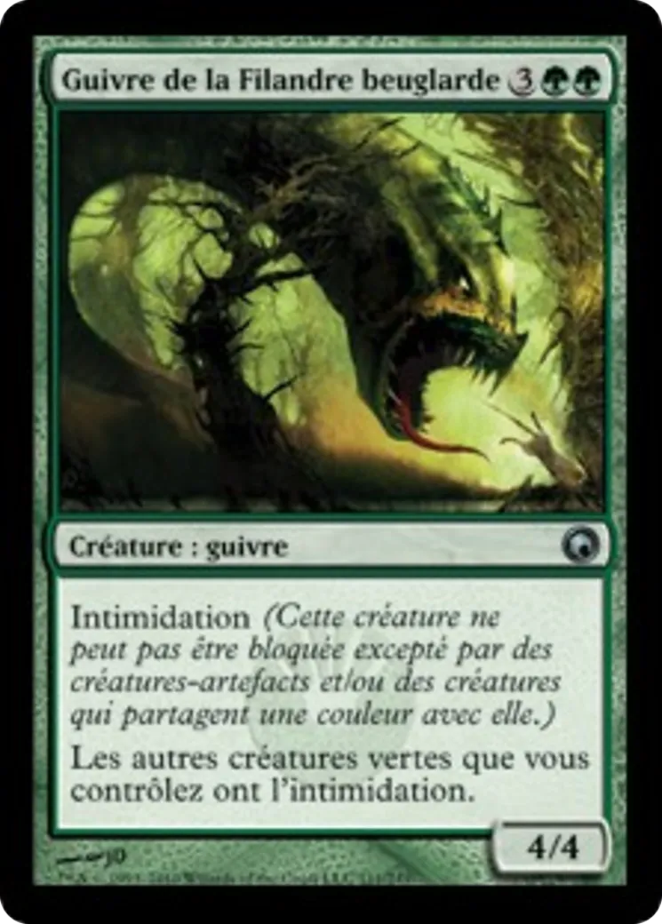 Guivre de la Filandre beuglarde — Scars of Mirrodin — Magic: The Gathering