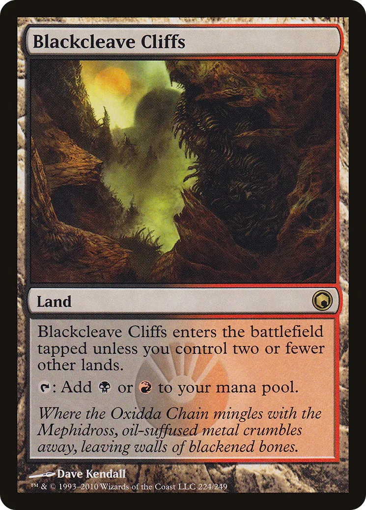 Blackcleave Cliffs — Scars of Mirrodin — Magic: The Gathering