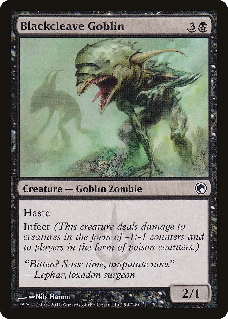 Blackcleave Goblin — Scars of Mirrodin — Magic: The Gathering