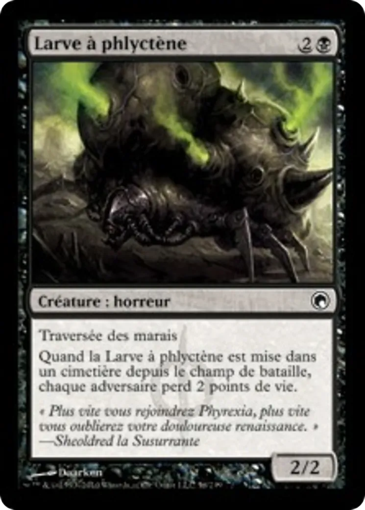 Larve à phlyctène — Scars of Mirrodin — Magic: The Gathering