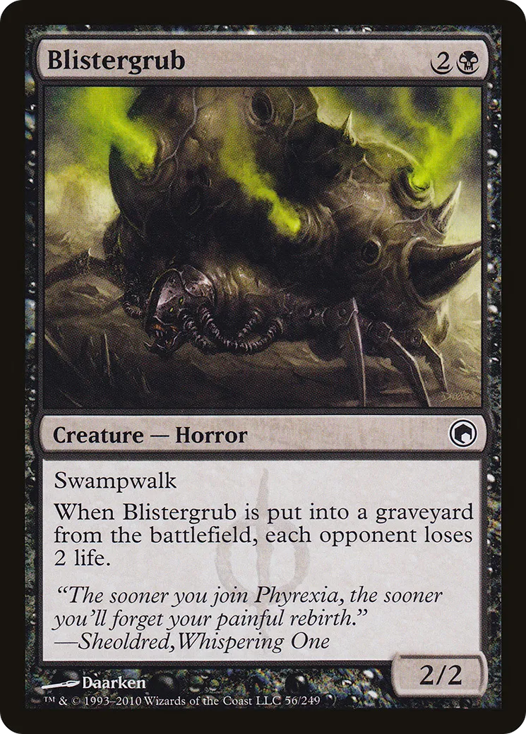 Blistergrub — Scars of Mirrodin — Magic: The Gathering