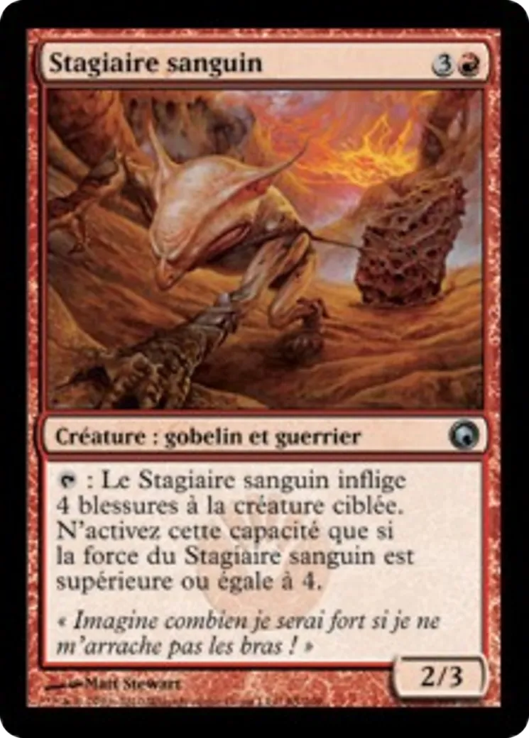 Stagiaire sanguin — Scars of Mirrodin — Magic: The Gathering