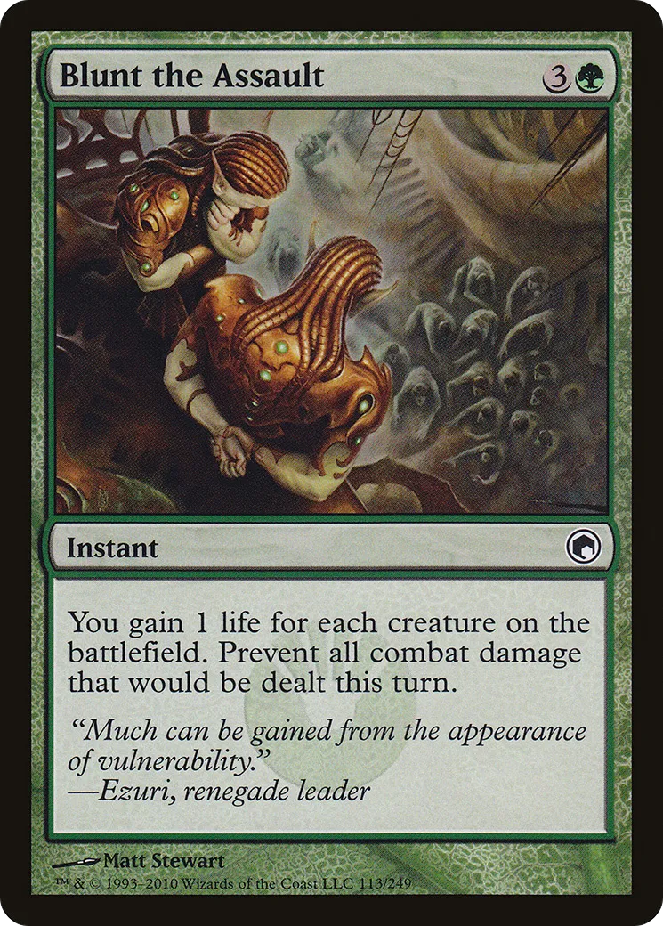 Blunt the Assault — Scars of Mirrodin — Magic: The Gathering