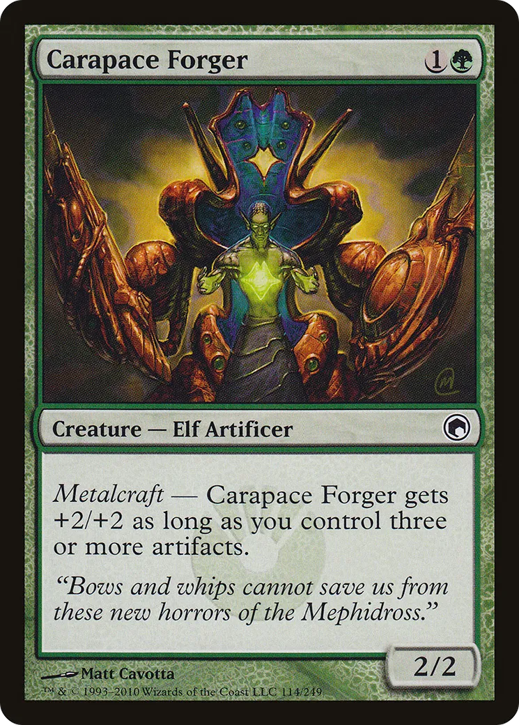 Carapace Forger — Scars of Mirrodin — Magic: The Gathering