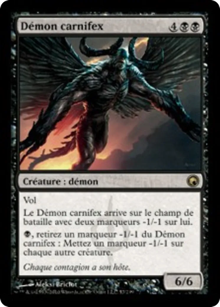 Démon carnifex — Scars of Mirrodin — Magic: The Gathering