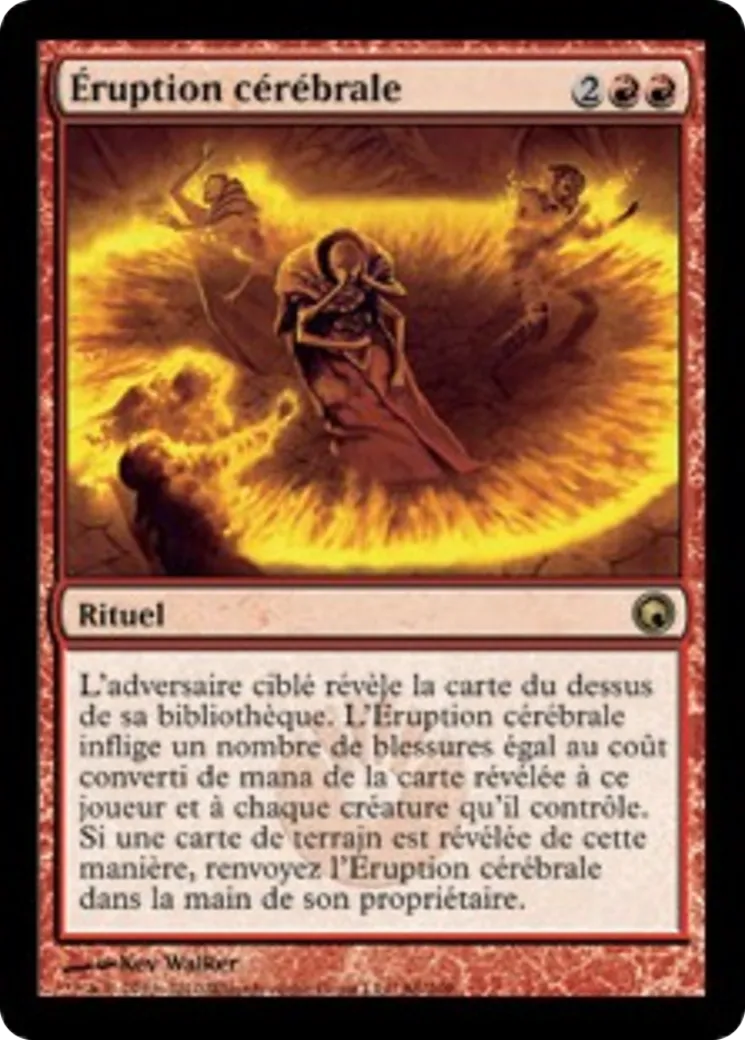 Éruption cérébrale — Scars of Mirrodin — Magic: The Gathering