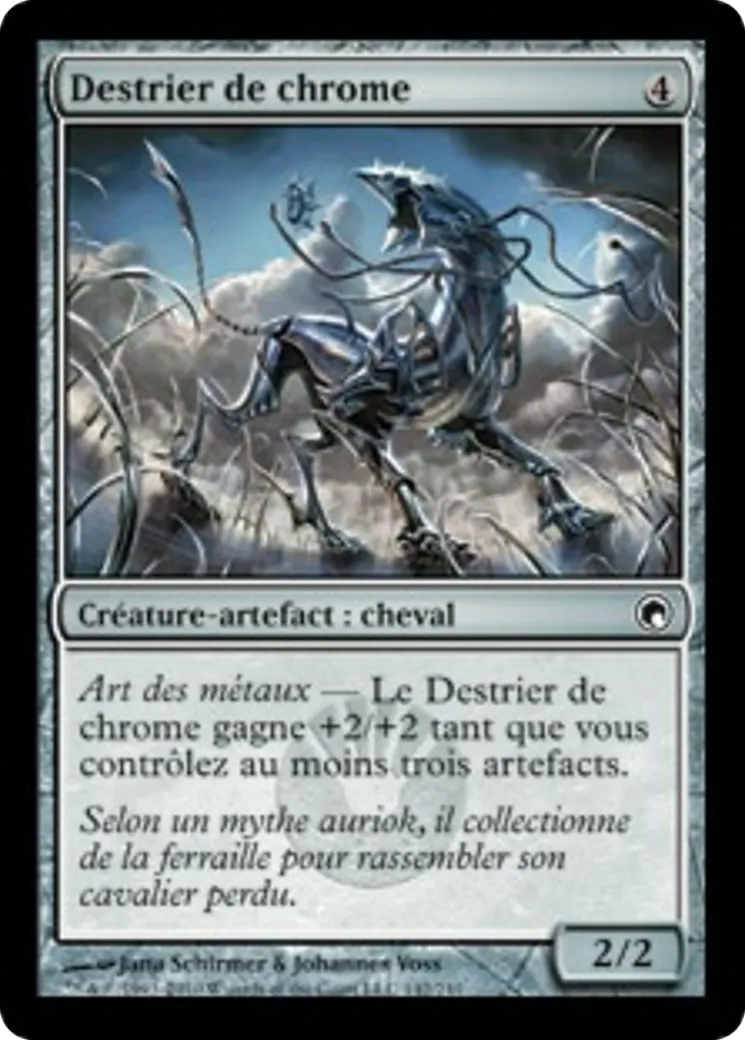 Destrier de chrome — Scars of Mirrodin — Magic: The Gathering