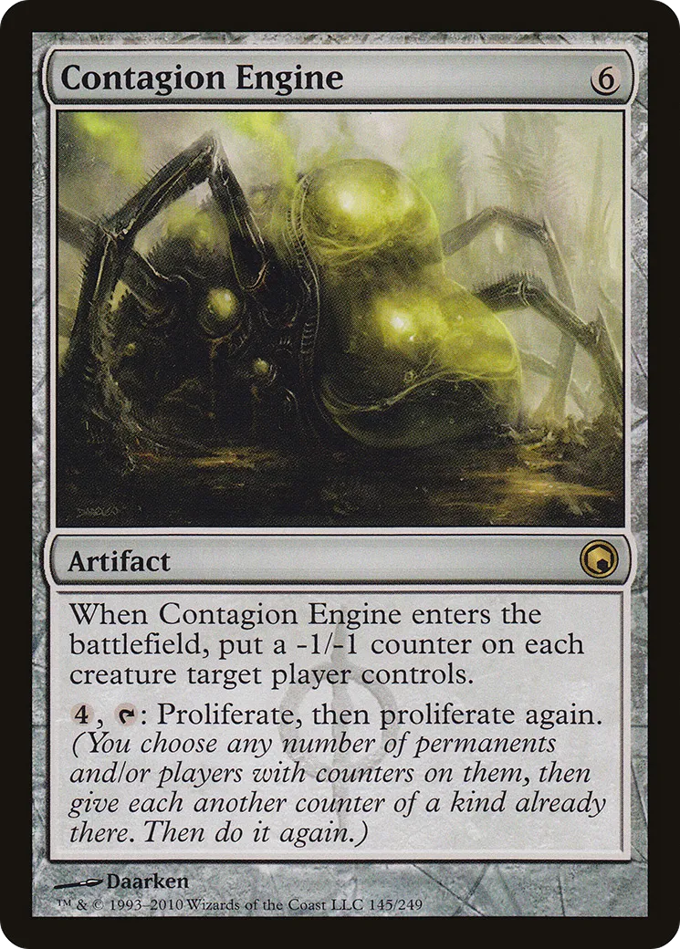 Contagion Engine — Scars of Mirrodin — Magic: The Gathering
