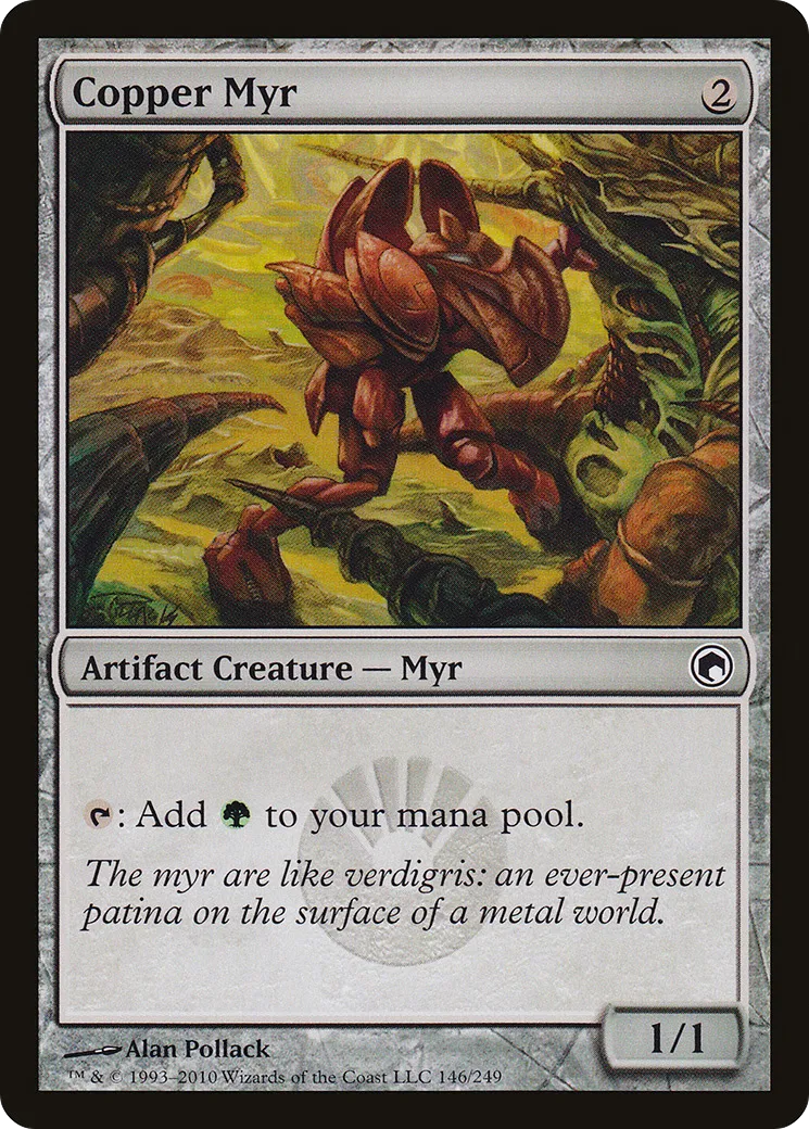 Copper Myr — Scars of Mirrodin — Magic: The Gathering