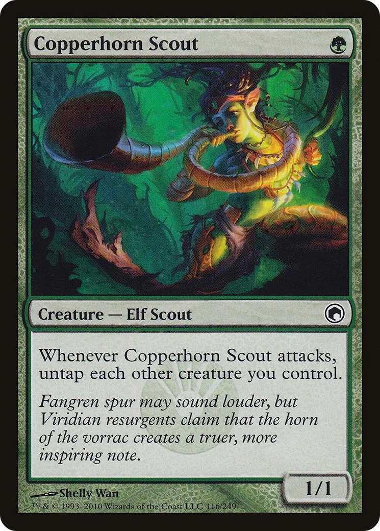 Copperhorn Scout — Scars of Mirrodin — Magic: The Gathering
