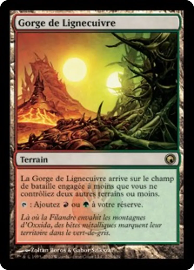 Gorge de Lignecuivre — Scars of Mirrodin — Magic: The Gathering