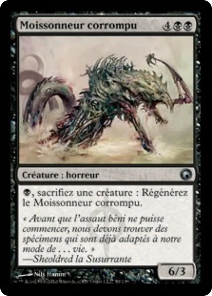 Moissonneur corrompu — Scars of Mirrodin — Magic: The Gathering