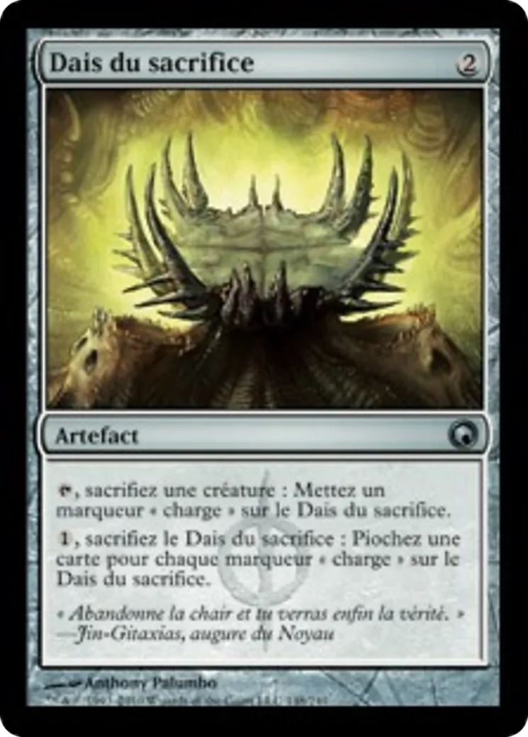 Dais du sacrifice — Scars of Mirrodin — Magic: The Gathering