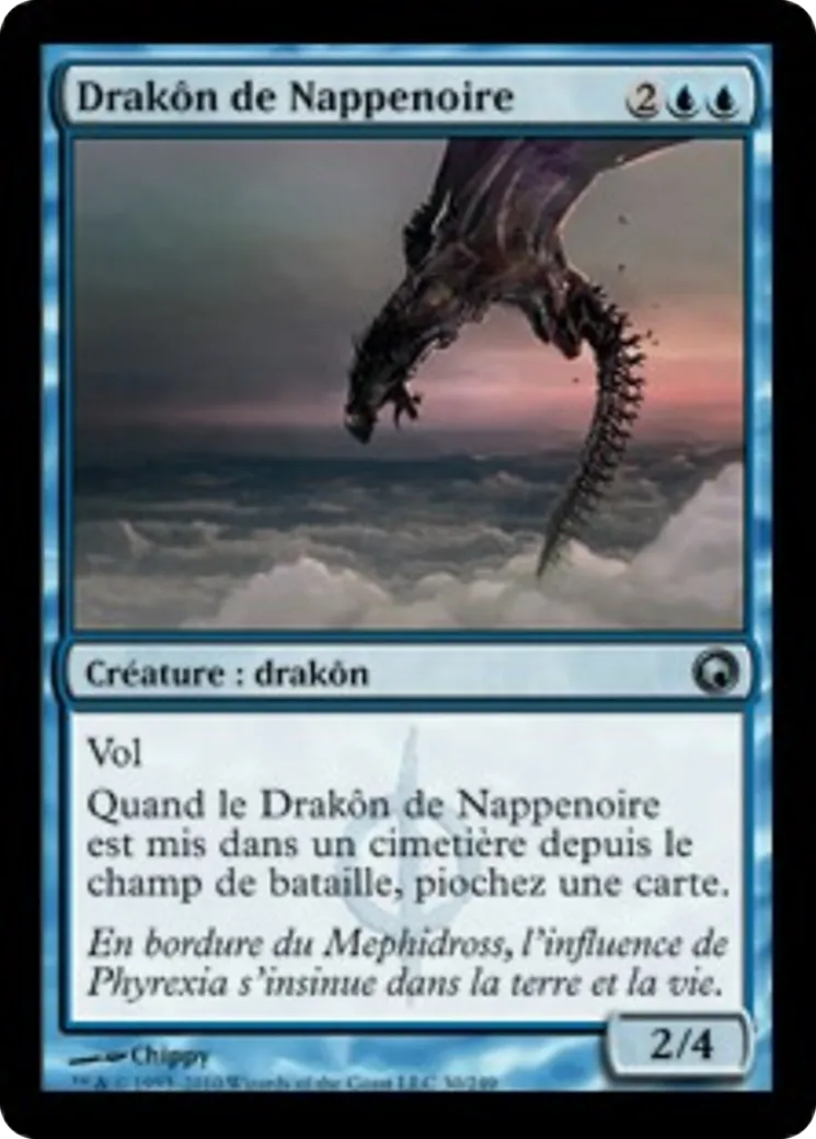 Drakôn de Nappenoire — Scars of Mirrodin — Magic: The Gathering