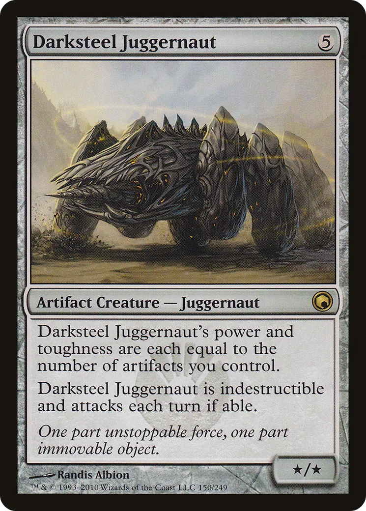 Darksteel Juggernaut — Scars of Mirrodin — Magic: The Gathering