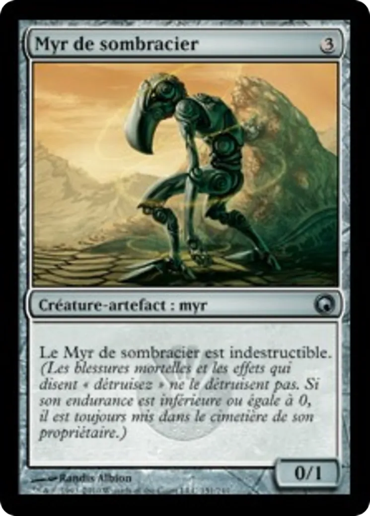 Myr de sombracier — Scars of Mirrodin — Magic: The Gathering