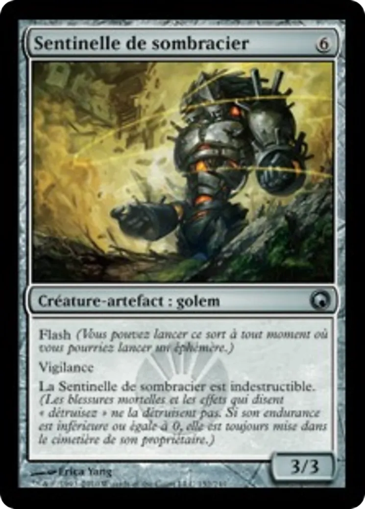 Sentinelle de sombracier — Scars of Mirrodin — Magic: The Gathering