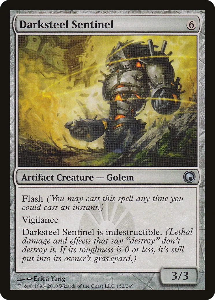 Darksteel Sentinel — Scars of Mirrodin — Magic: The Gathering