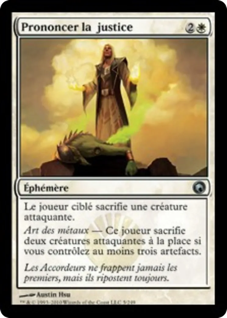 Prononcer la justice — Scars of Mirrodin — Magic: The Gathering