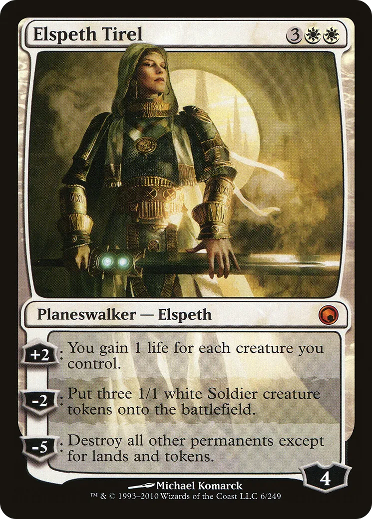 Elspeth Tirel — Scars of Mirrodin — Magic: The Gathering