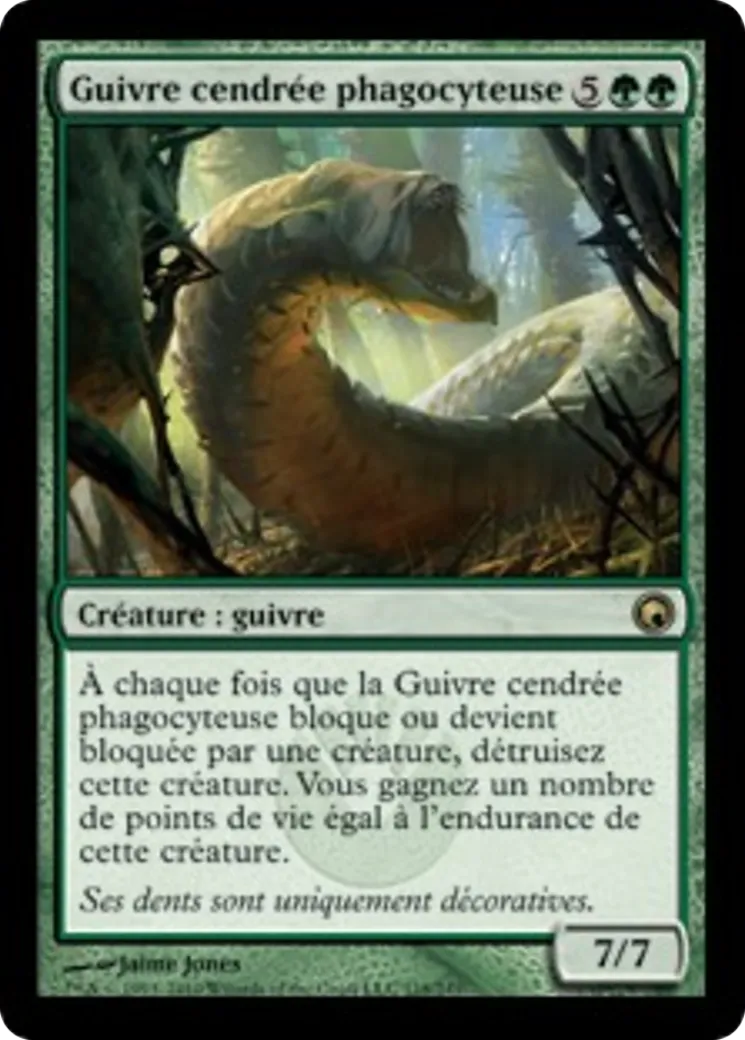 Guivre cendrée phagocyteuse — Scars of Mirrodin — Magic: The Gathering
