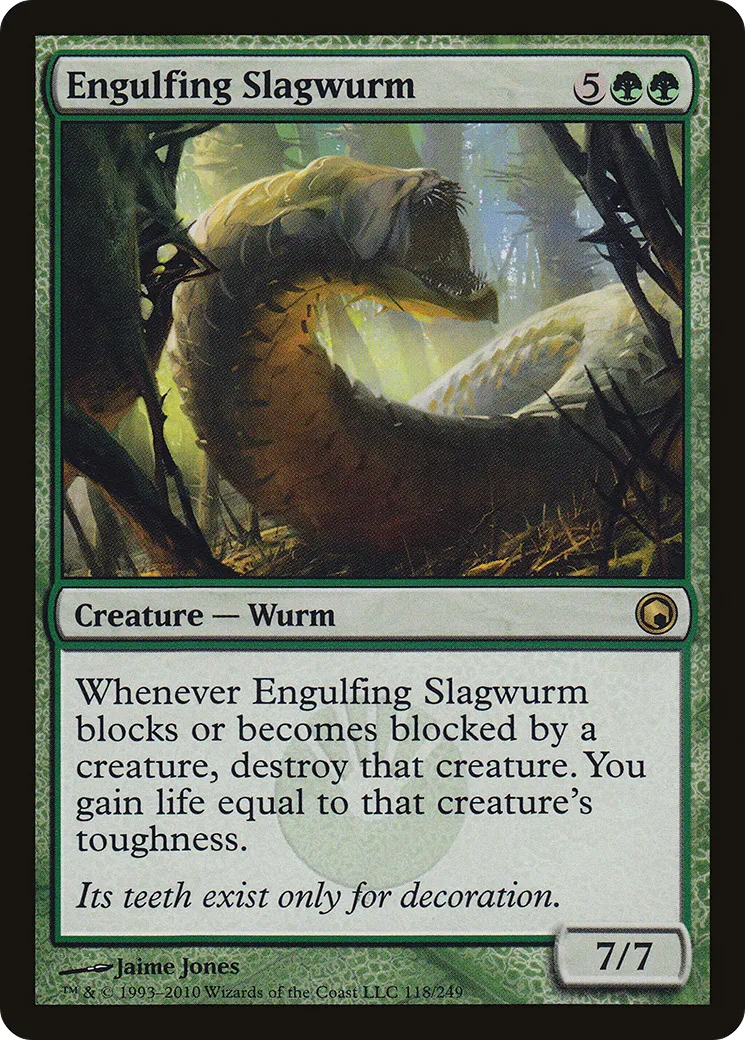 Engulfing Slagwurm — Scars of Mirrodin — Magic: The Gathering