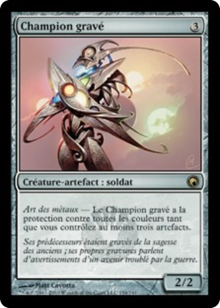 Champion gravé — Scars of Mirrodin — Magic: The Gathering