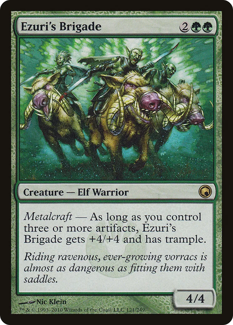 Ezuri's Brigade — Scars of Mirrodin — Magic: The Gathering
