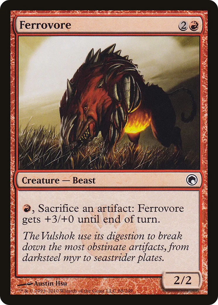 Ferrovore — Scars of Mirrodin — Magic: The Gathering